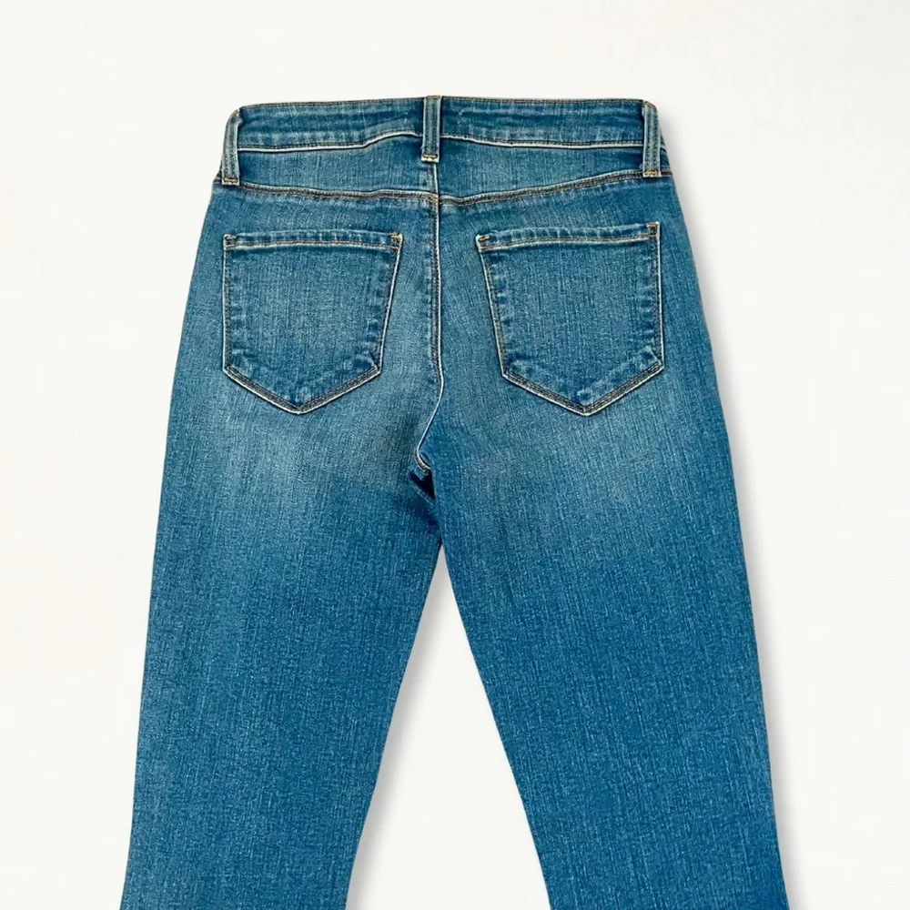 L'AGENCE Mon Jules Distressed Skinny Jeans in Authentique Denim Size 25 - Picture 14 of 16